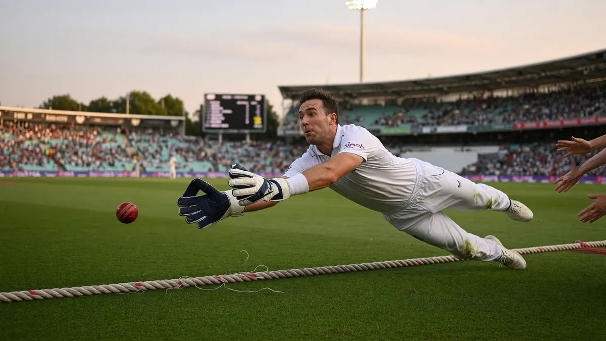 Fielding dive